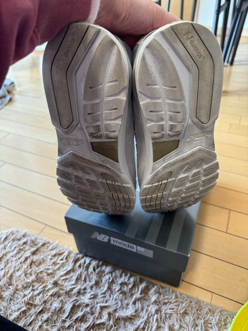 New Balance 992 ホワイトグレー スニーカー 29.5cm