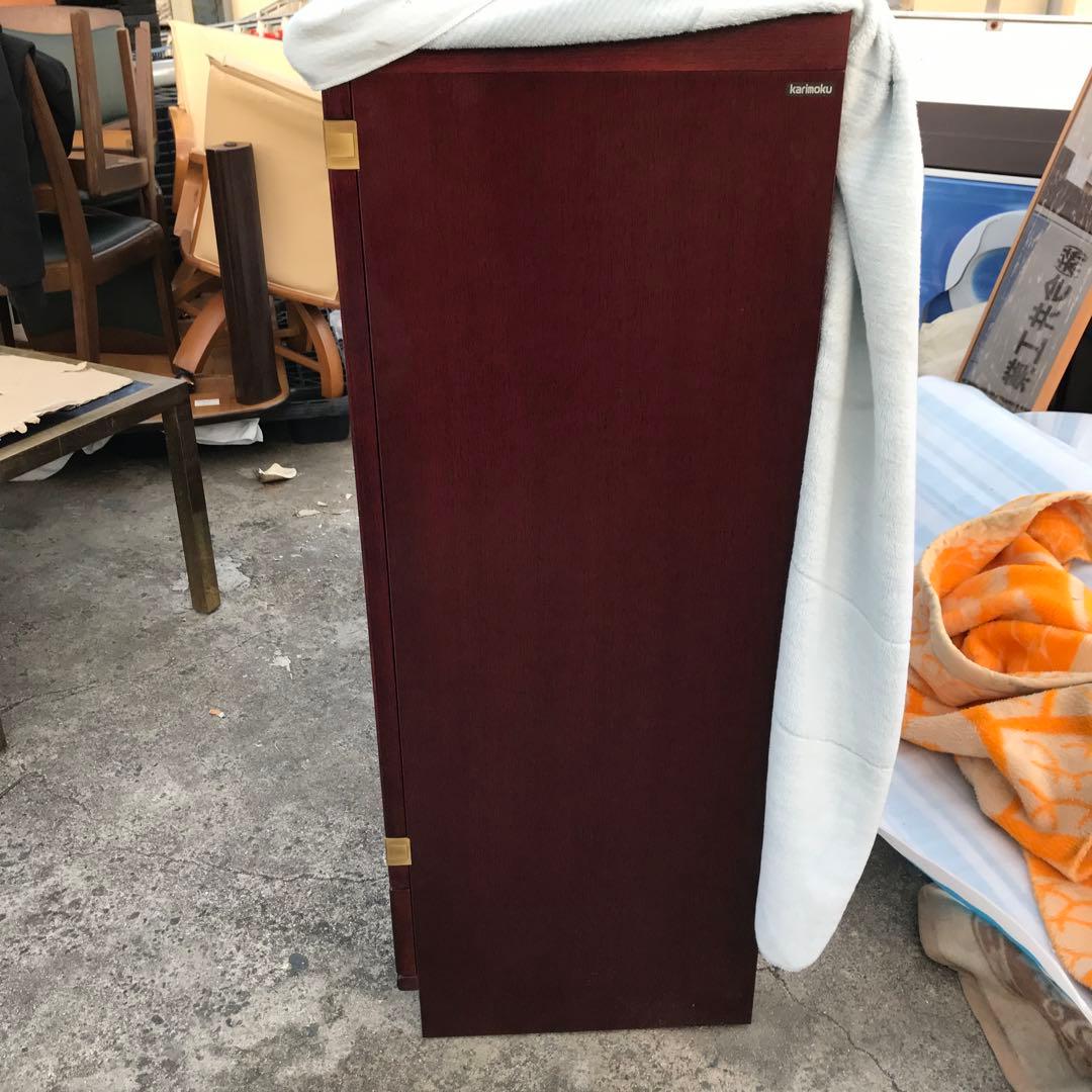 karimoku ガラス扉収納キャビネット - メルカリ