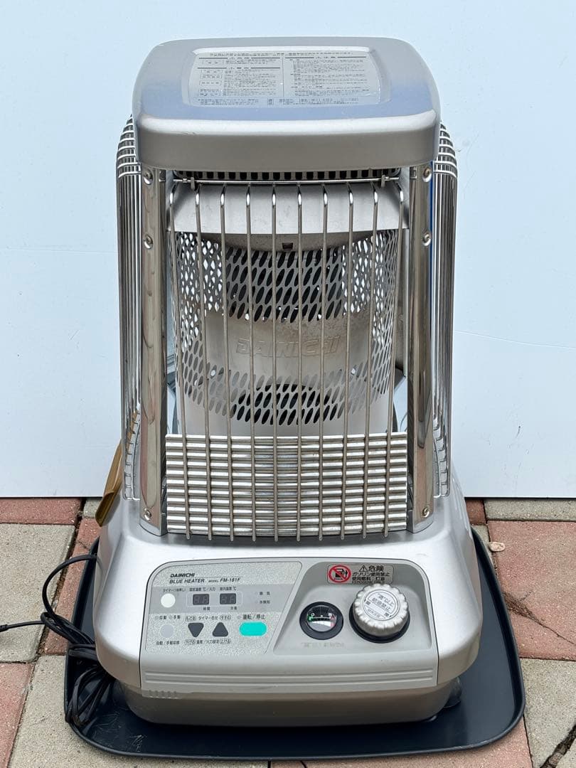 業務用 石油ファンヒーター ブルーヒーター FM-181F ダイニチ 00年製 FM-181F ブルーヒーター(大型石油ファンヒーター) (グレー) 1個