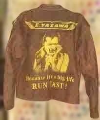 ペイント・ライダース革ジャン XXL表記で実寸はやや大きめのXL Yazawa