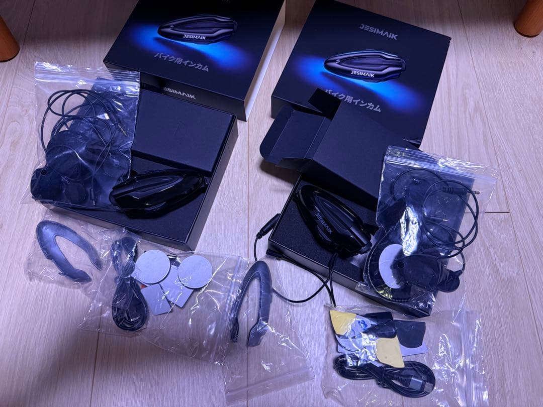 JESIMAIK バイク用 インカム H6 (2台セット) JESIMAIK 新店より購入と更にお得 「2台セット」 バイク インカム H6