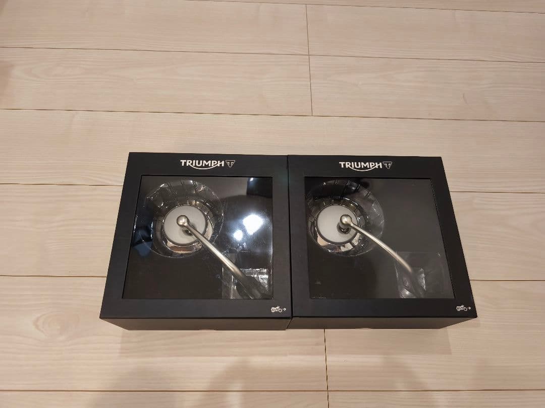 TRIUMPH ミラーセット 2個 TRIUMPH（トライアンフ） SPEED400 バーエンドミラー (左右セット