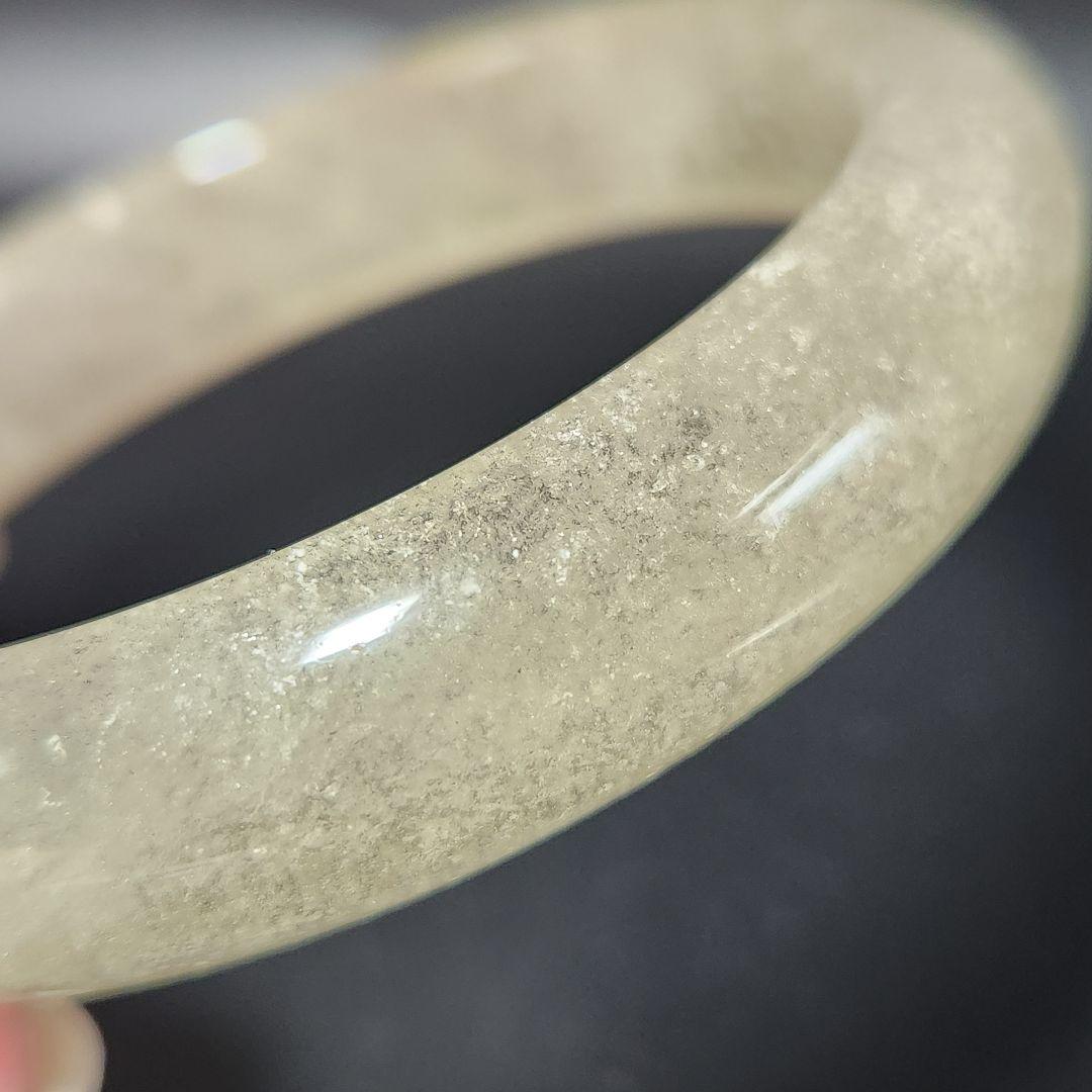 激レア！【新品】天然リビアングラス バングル ☆ 安心の鑑別つき