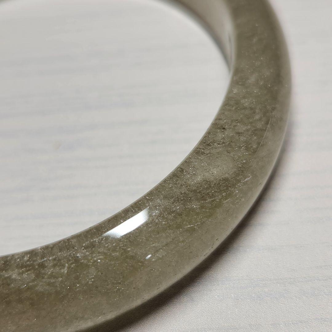 激レア！【新品】天然リビアングラス バングル ☆ 安心の鑑別つき