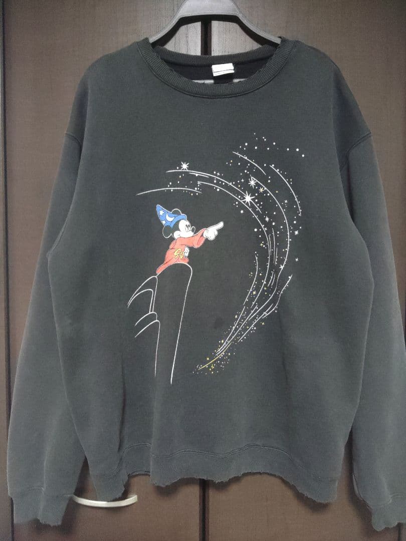 古着 Disney FANTASIA ミッキーマウス スウェットM(XL位) - メルカリ