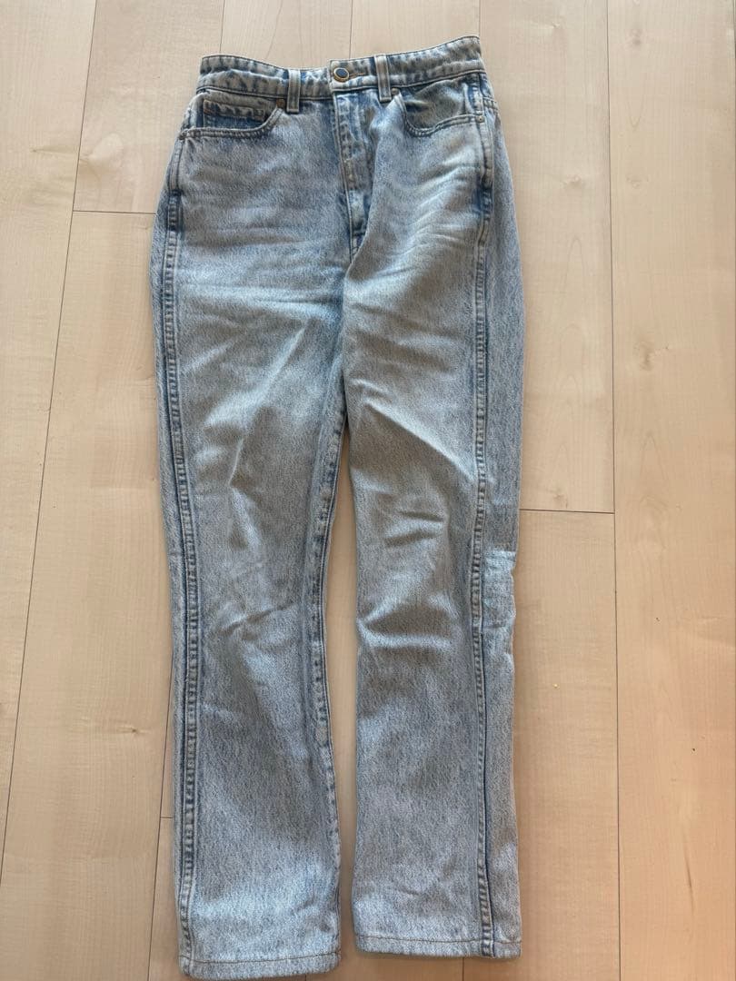 khaite デニム　24 KHAITE Delina high-rise straight-leg jeans | NET-A-PORTER