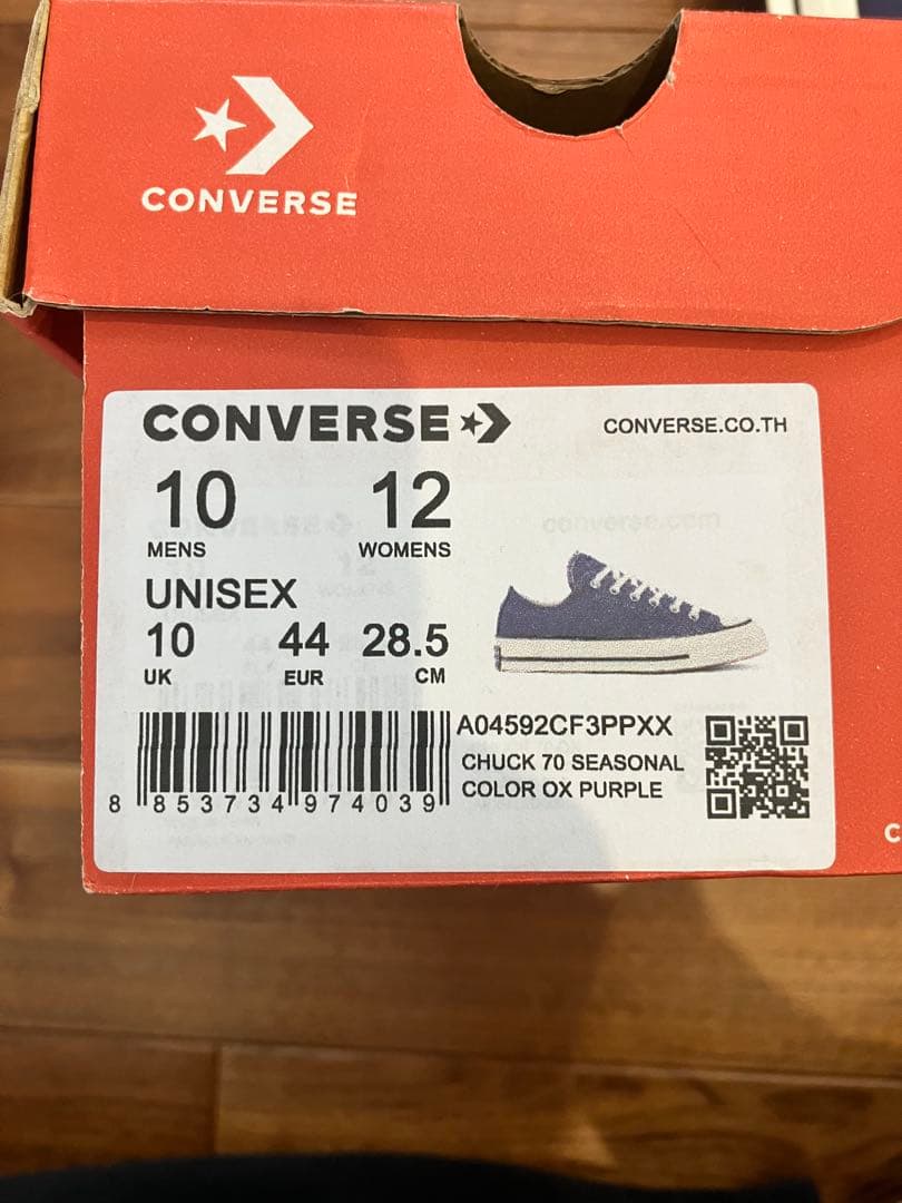 靴 CONVERSE CHUCK 70 ct70 OX PURPLE 28.5cm