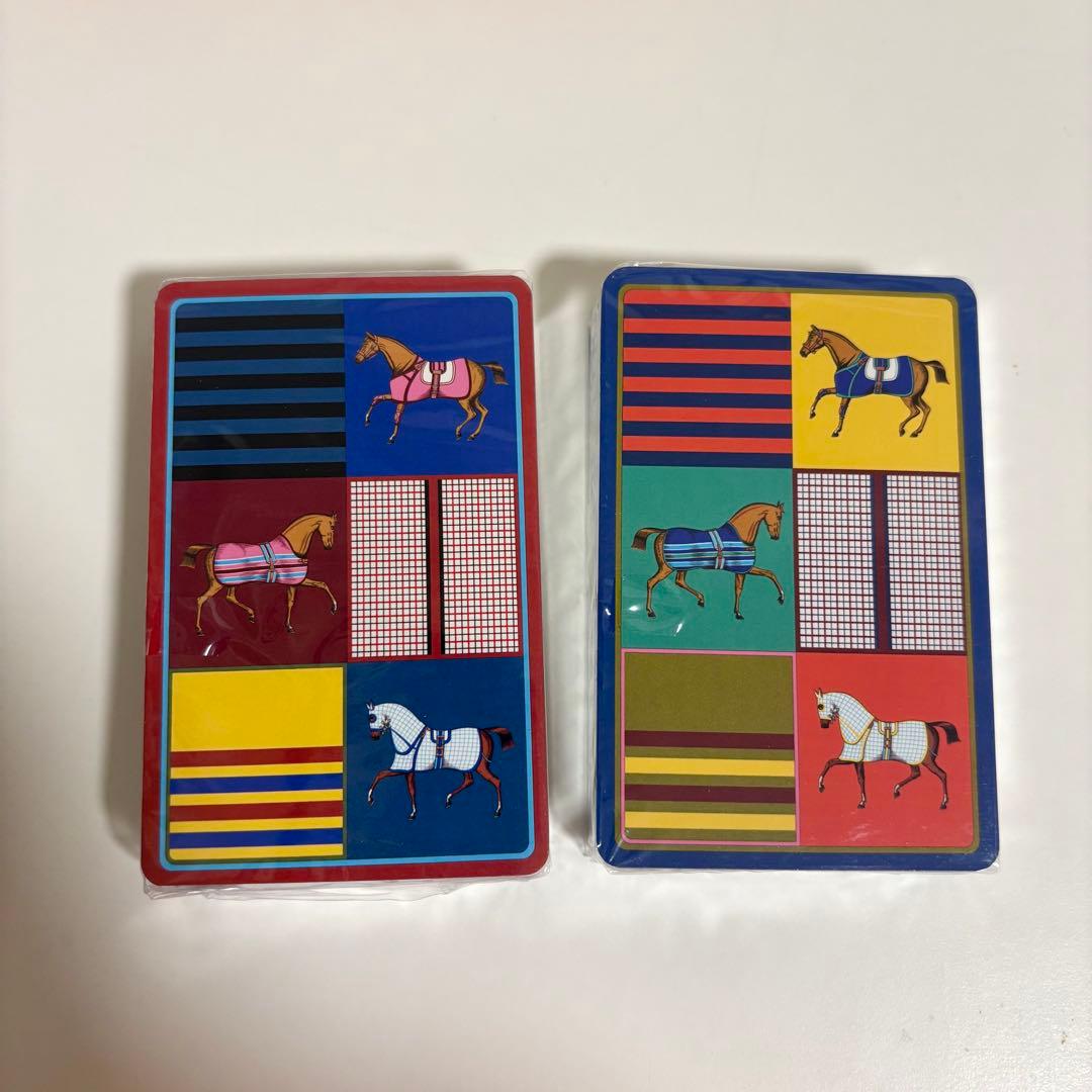 エルメス HERMES 馬柄 トランプセット 馬デザイン トランプ エルメス