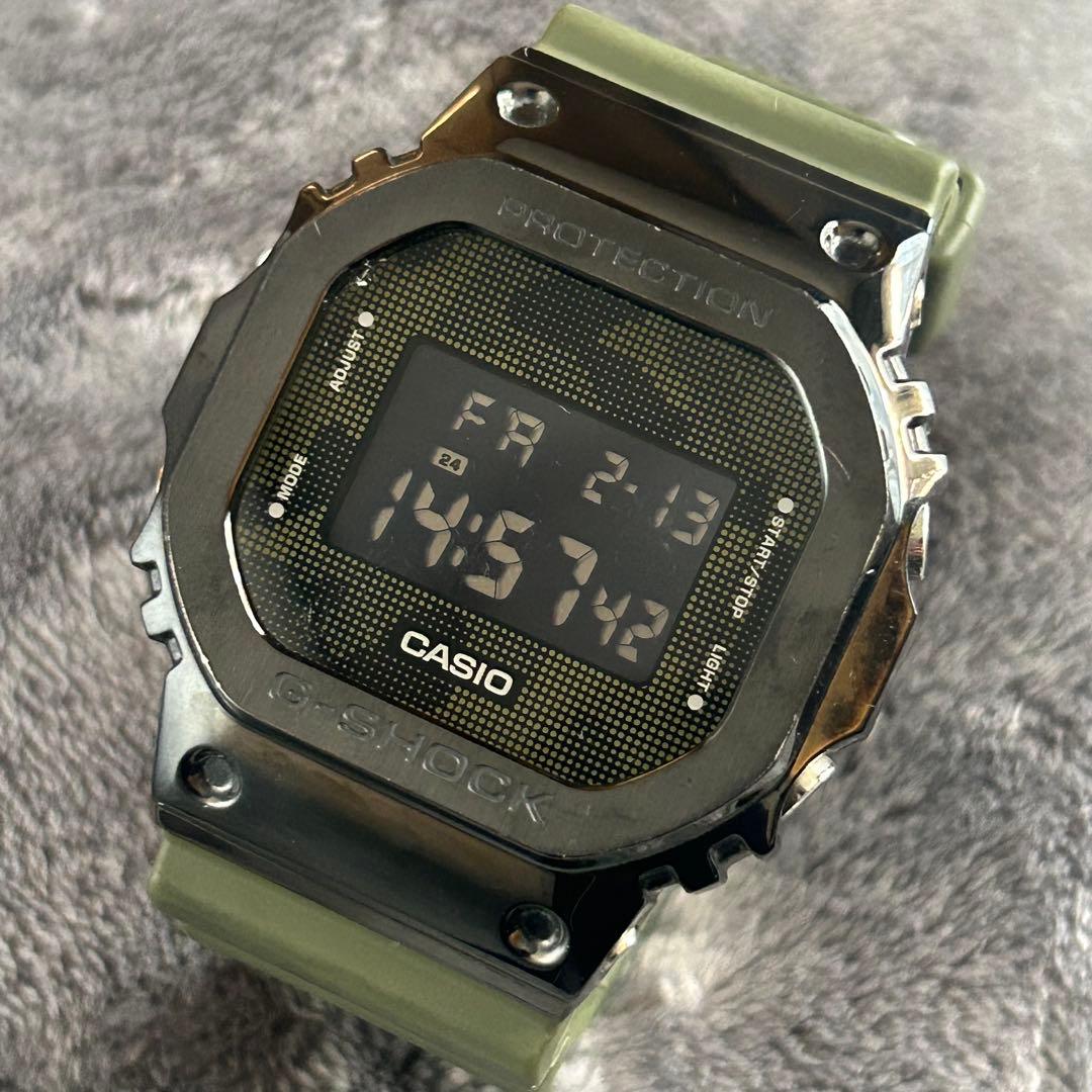 メタル×ミリタリー GM-5600B［良品］カーキグリーン G-SHOCK - メルカリ