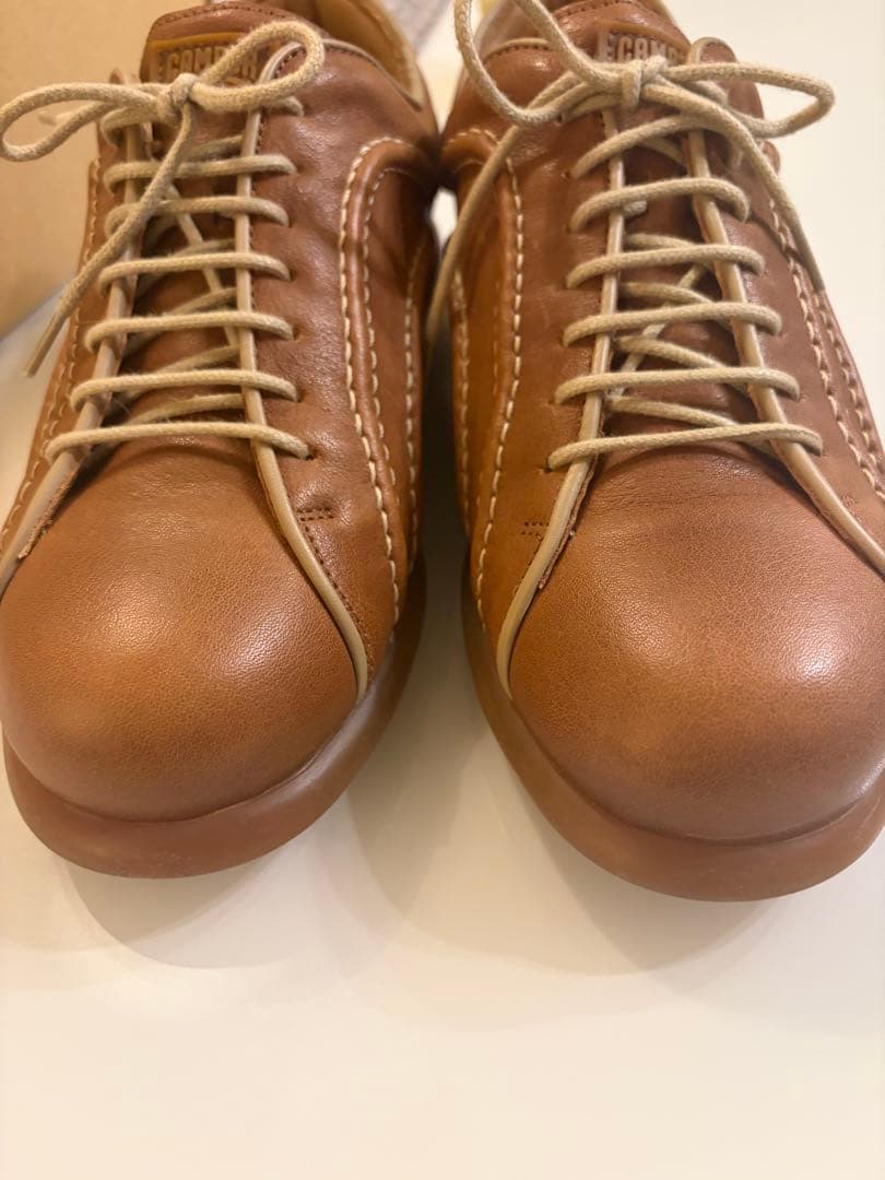 美品CAMPER Pelotas Ariel カンペールレザースニーカー24㌢ - メルカリ