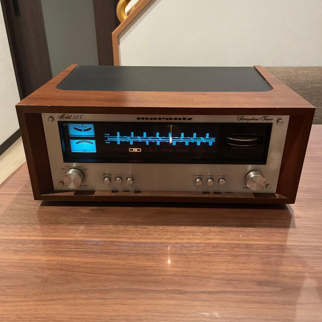 【即購入OK】Marantz Model125 チューナー 木製ケース付き MODEL 125 marantz - 中古オーディオ 高価買取・販売 ハイファイ堂