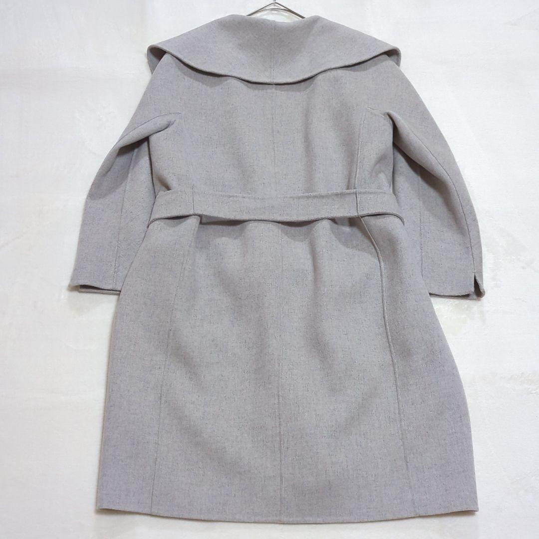 極美品 マックスマーラ 36 クチートアマーノ 女優襟 ベルテッドコート