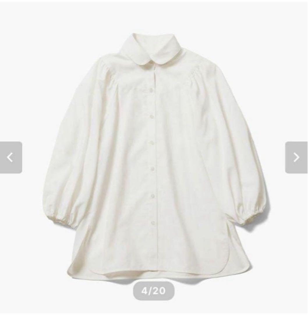 美品】cccmalie シーマリー 丸襟半袖ブラウス ホワイト - メルカリ