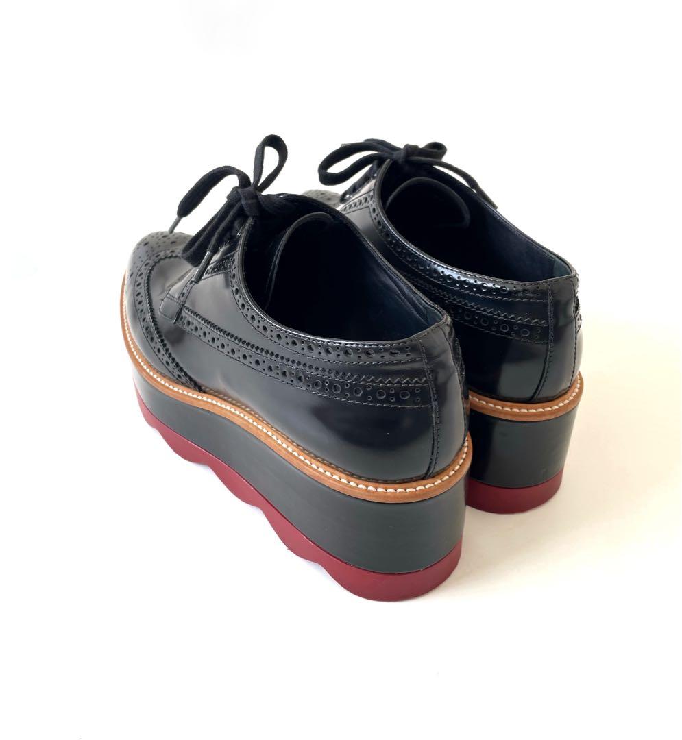 PRADA プラダ レースアップシューズ 38ハーフ 滝沢真紀子さん愛用