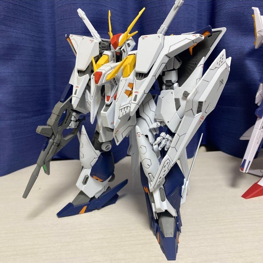 閃光のハサウェイ クスィーガンダム ペーネロペー 墨入れ 完成品 2体