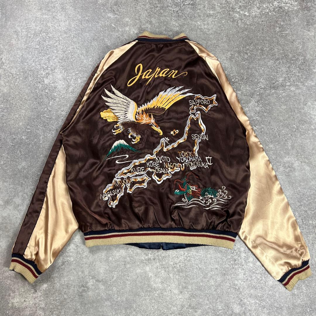 テーラー東洋 リバーシブル TT11145 鷲 日本地図 エイリアン