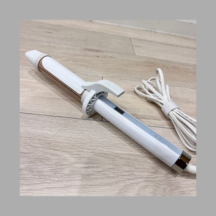 絹女 32ミリ ヘアカールアイロン ホワイト【公式限定ガイドブック付き