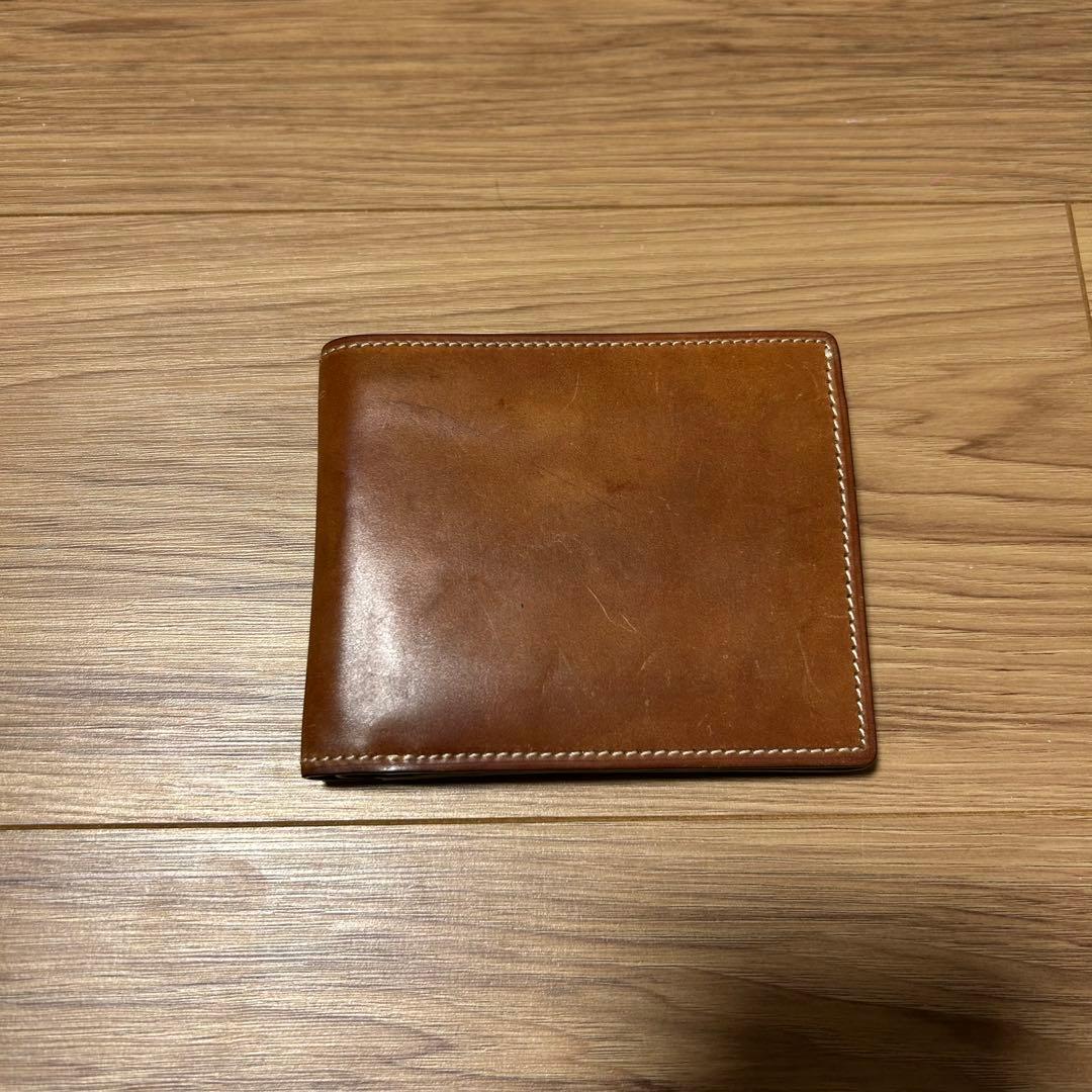 K.t.Lewiston 二つ折り財布　シェルコードバン　ナチュラル