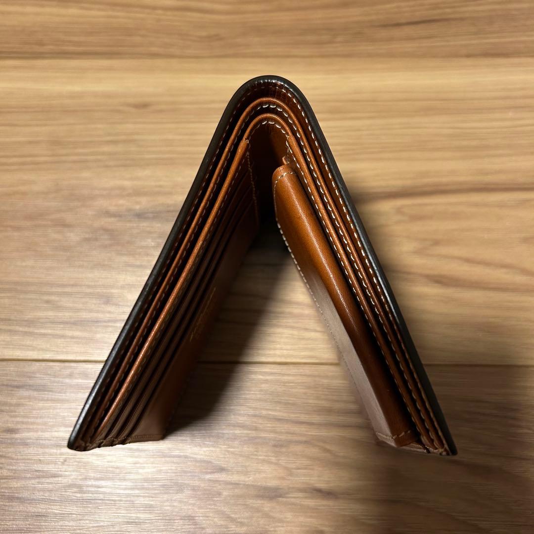 K.t.Lewiston 二つ折り財布　シェルコードバン　ナチュラル