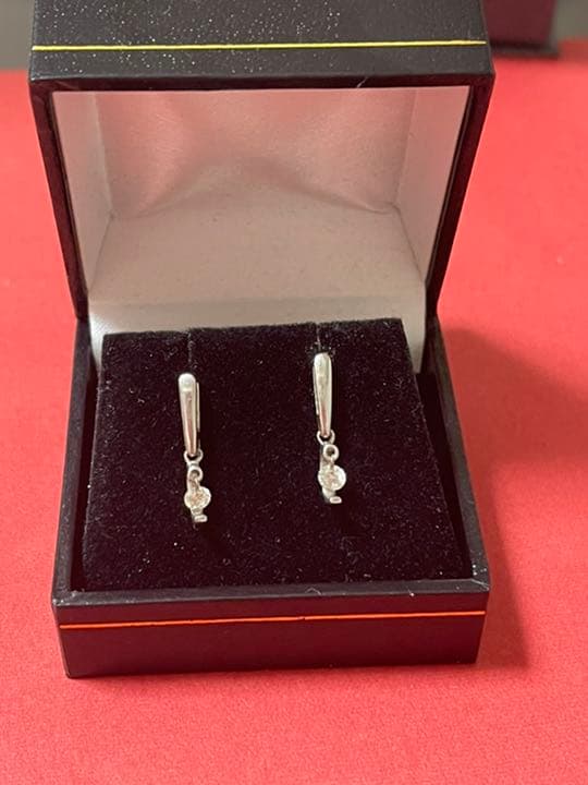 K18 WG ピアス 楽天市場】K18WG/K18リバーシブル中折れ式フープピアス(14.5mmペア