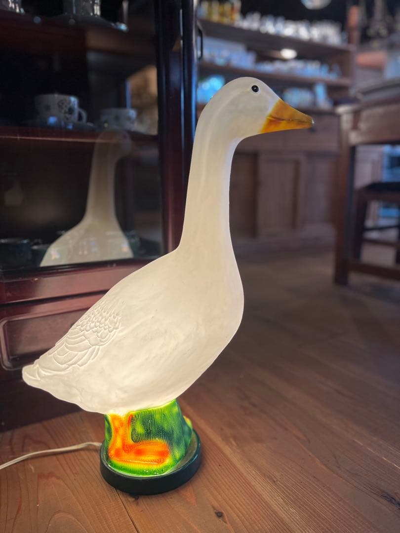 入手困難】アンティーク アヒルライト スワングース テーブルランプ