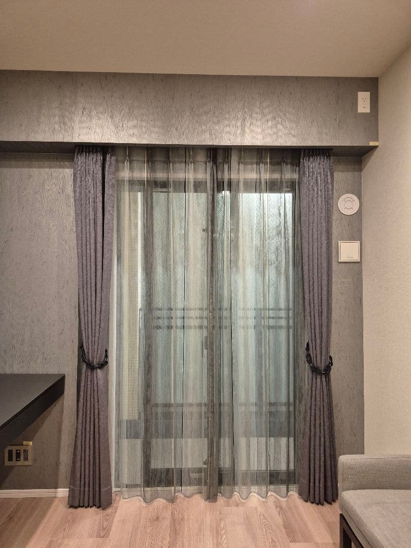 レース&カーテン◇2枚1組◇W89×H215◇フジエテ◇D-2504KA3の通販はau