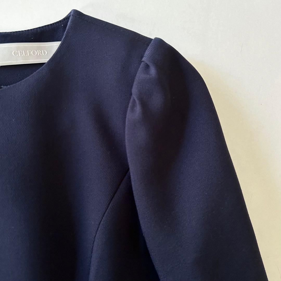 CELFORD セミコクーン タックタイト ワンピース セレモニー 卒入学