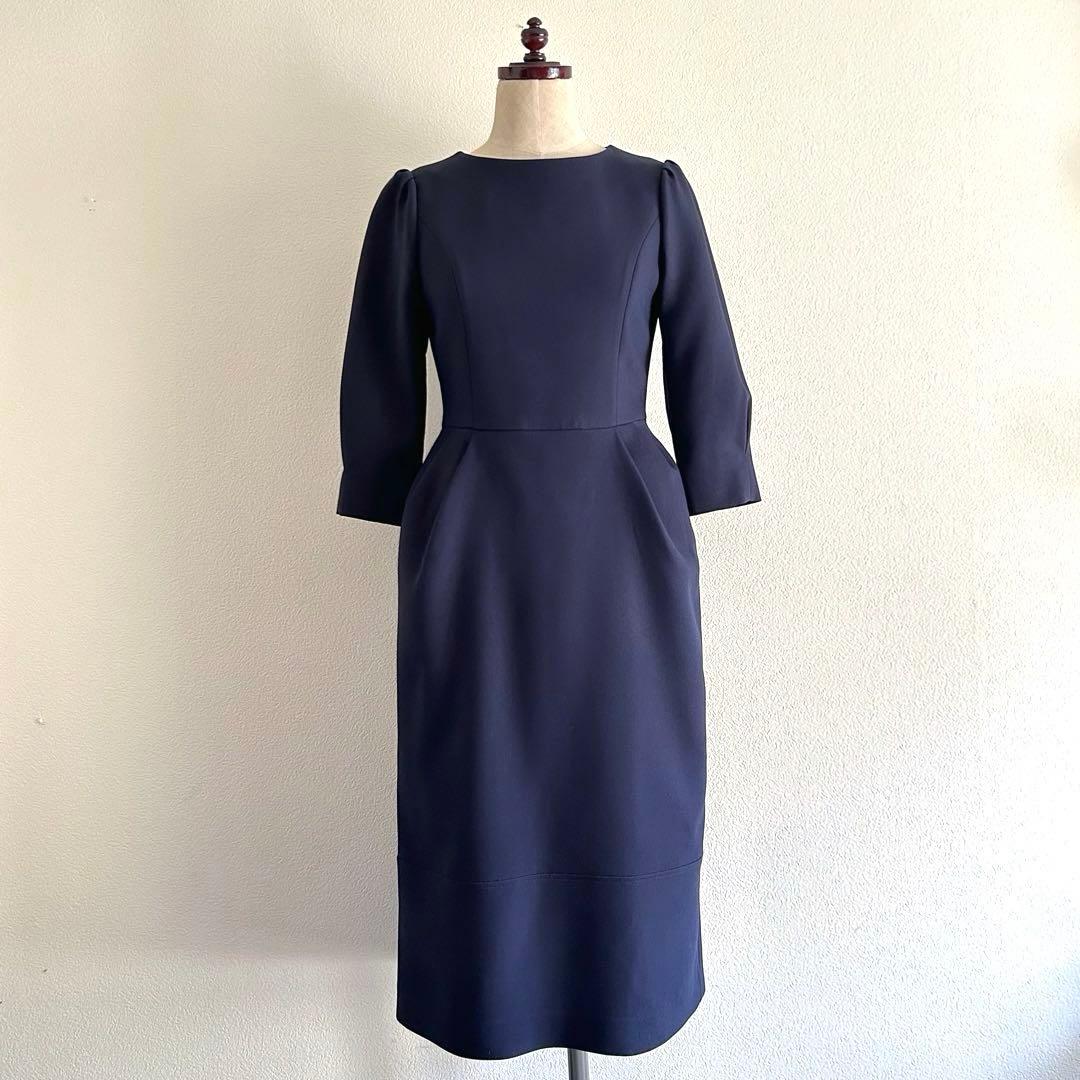 CELFORD セミコクーン タックタイト ワンピース セレモニー 卒入学