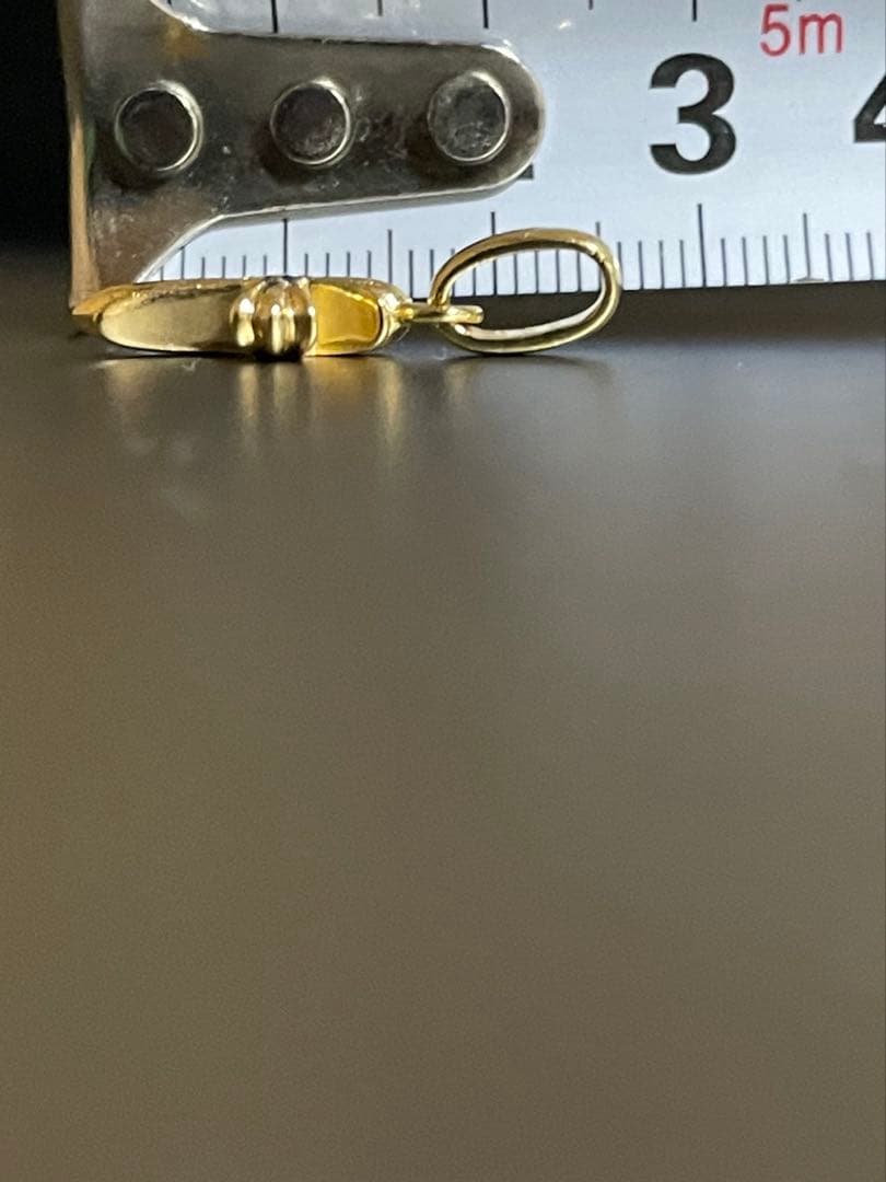 k18/サファイア　クロスペンダントトップ　十字架ネックレス　2.77g 本物