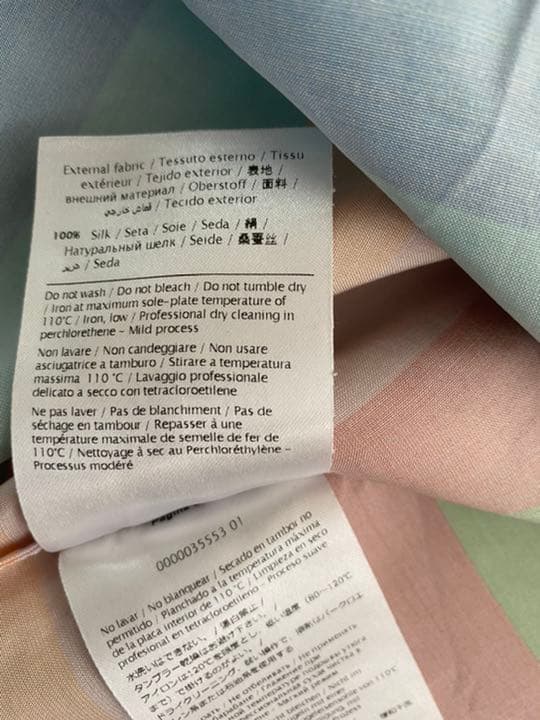 valentino ヴァレンティノ マルチカラー シルク ブラウス トップス