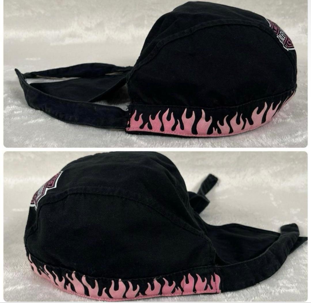 レア ハーレーダビッドソン ビンテージ スカルキャップ ドゥーラグ