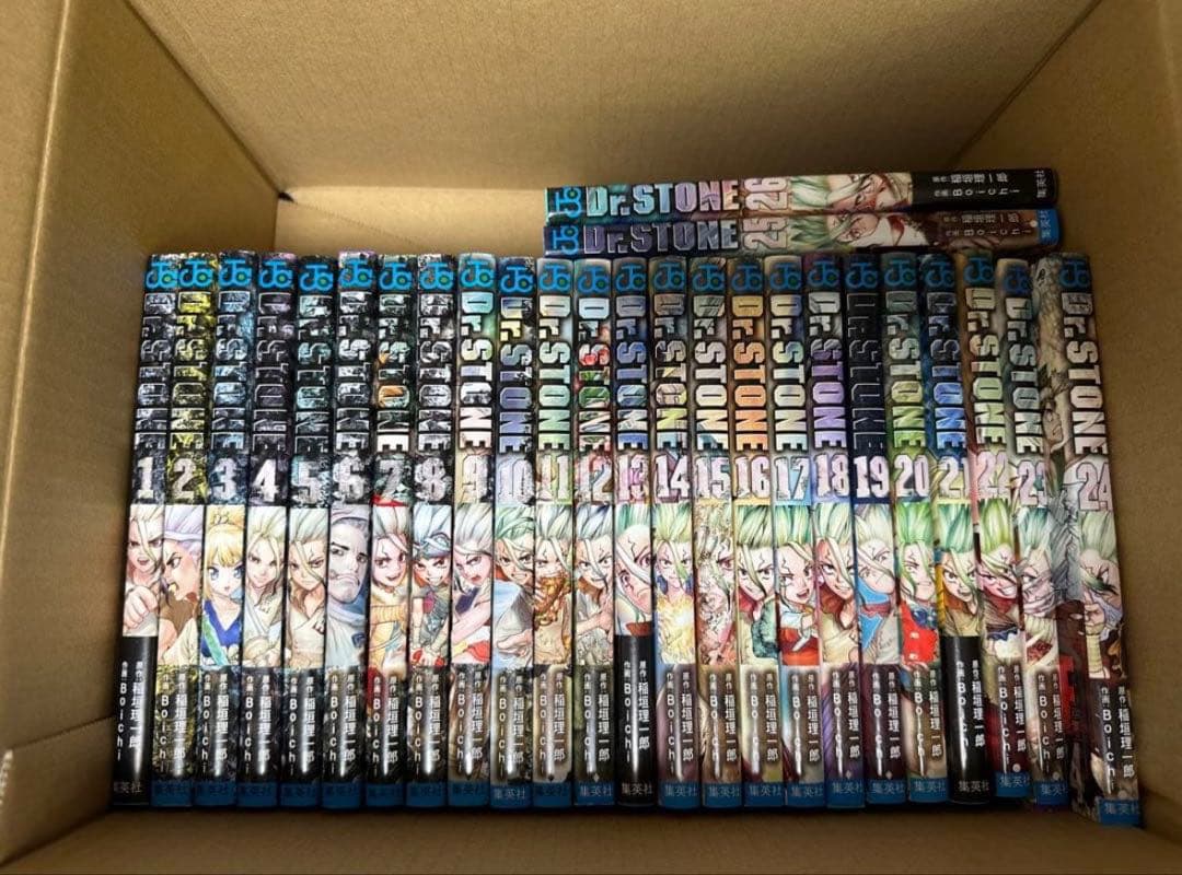 ドクターストーン Dr.STONE (1-26巻 全巻) 新品未読品 ドクターストーン Dr.STONE (1-26巻 全巻) 新品未読品 - メルカリ