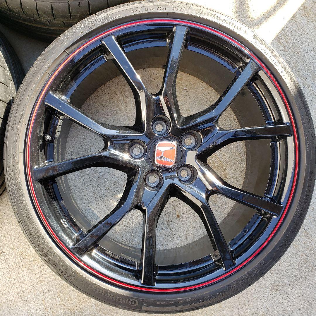 FK8 シビックtypeR 245/30R20 純正タイヤホイール ガリ傷なし - メルカリ