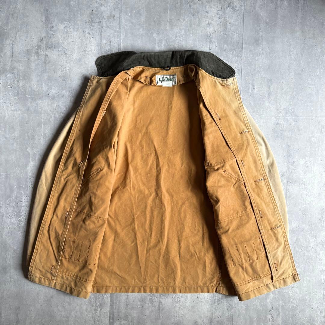 【80s L.L.Bean】カバーオール　鬼フェード　ダック生地　vintage