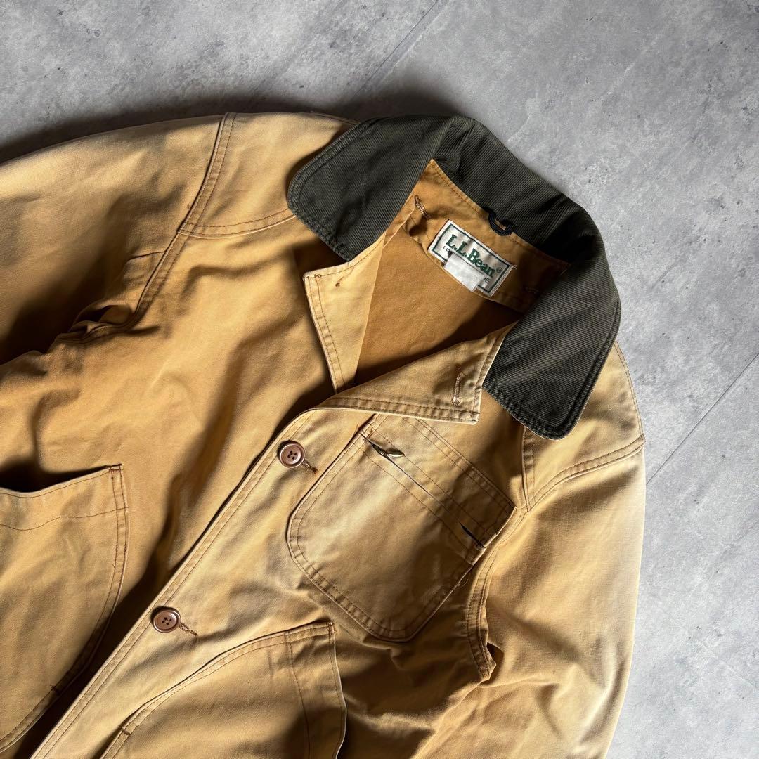 【80s L.L.Bean】カバーオール　鬼フェード　ダック生地　vintage