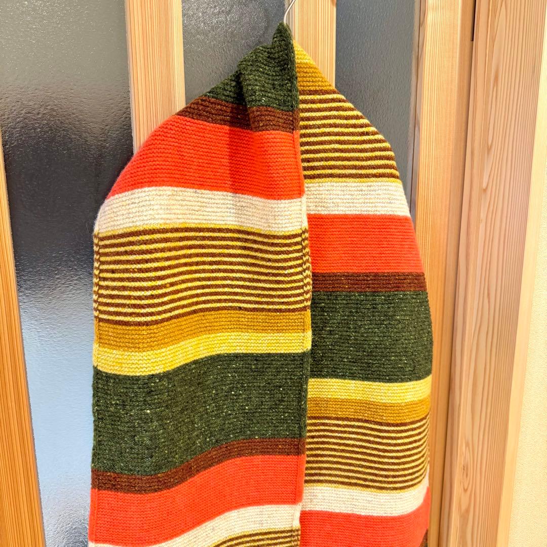 新品♡高品質 スコットランド ウール100% マフラー 毛糸 ニット