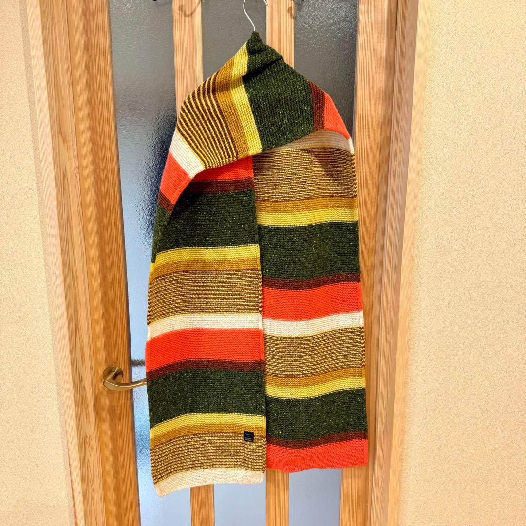 新品♡高品質 スコットランド ウール100% マフラー 毛糸 ニット