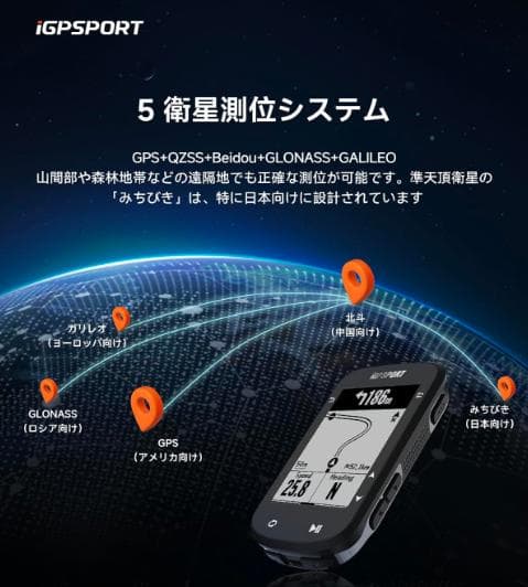 新品未開封【iGPSPORT】BSC200 サイコン(ルートナビ機能）フルセット