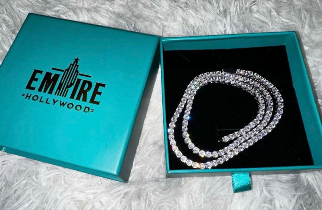 EMPIRE HOLLYWOOD テニスチェーン 5mm 55cm - メルカリ