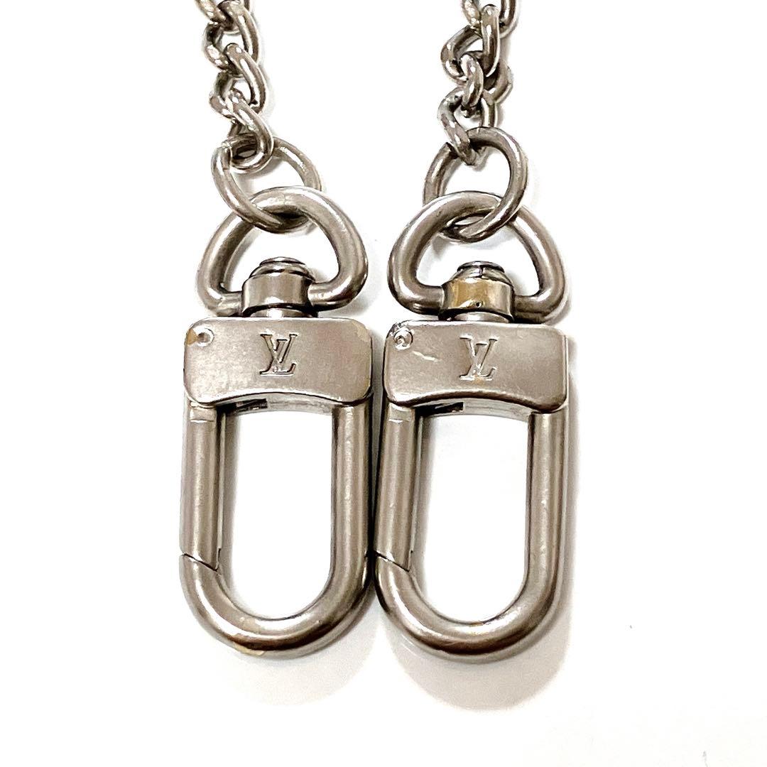 ヴィトン ウォレットチェーン シルバー LOUIS VUITTON - メルカリ