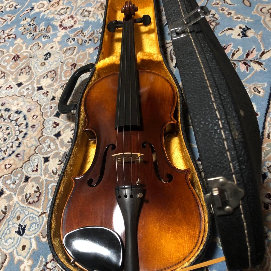 木製バイオリン ケース付き バイオリンサプライ／バイオリンケース Riboni 角型 バイオリンケース