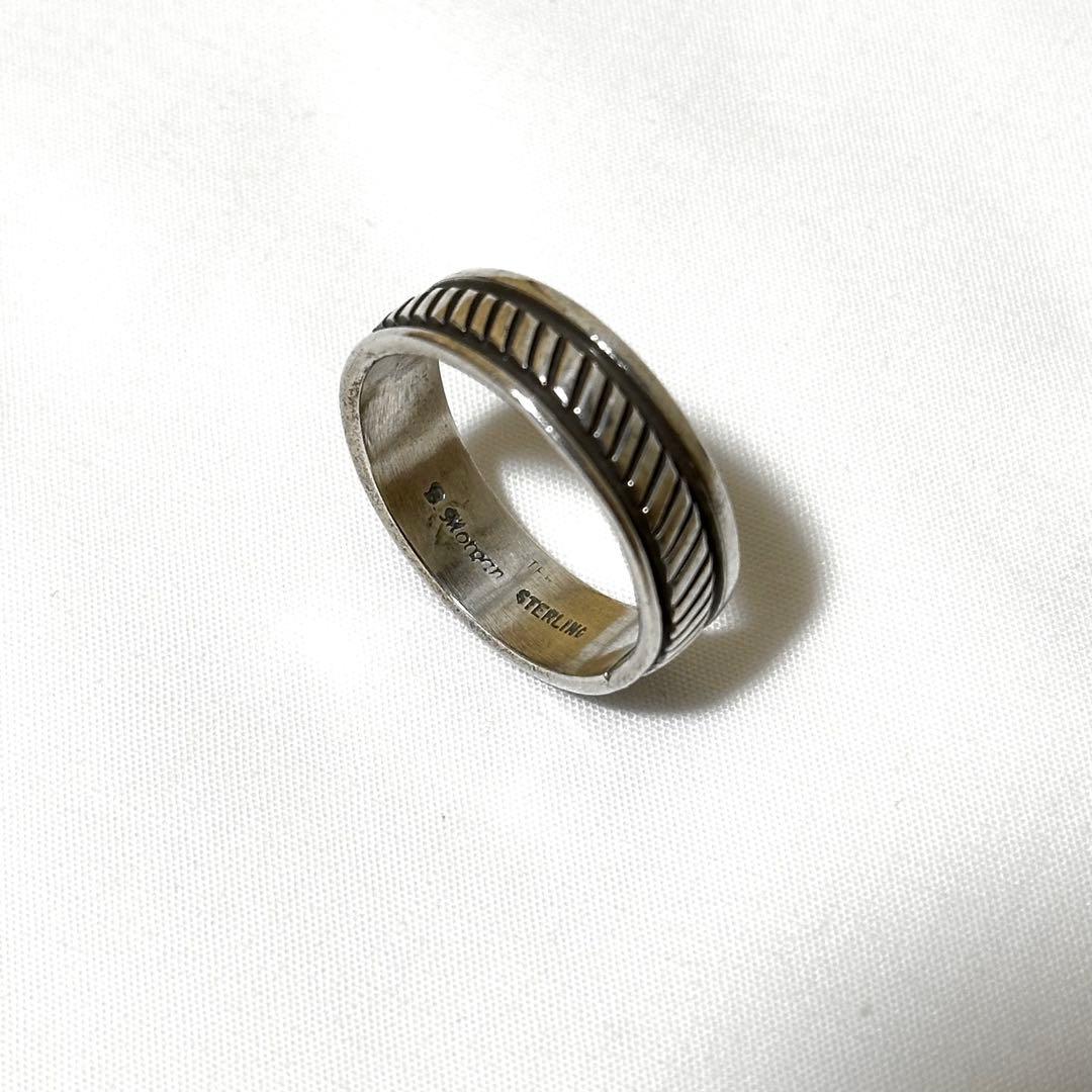 最終価格 ブルースモーガン リング 21号 7mm幅 シルバー