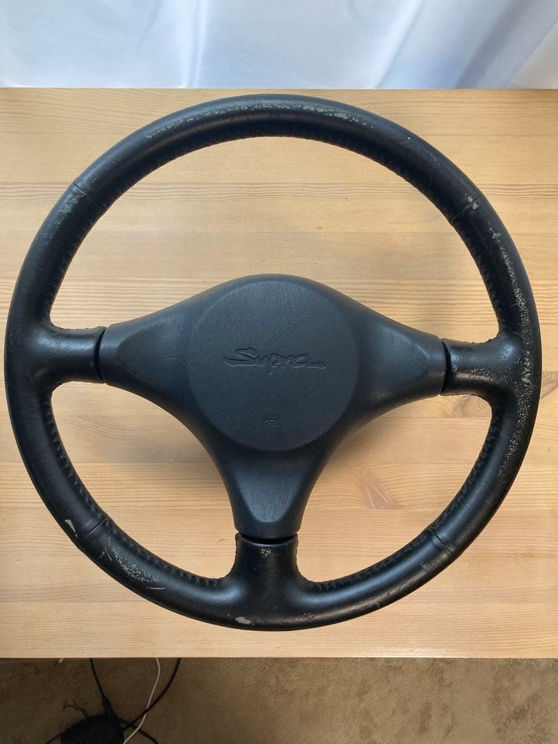 中古 80スープラ 純正ステアリングホイール Supra ハンドル Yahoo!オークション -「jza80 スープラ 純正」(ステアリング) (パーツ