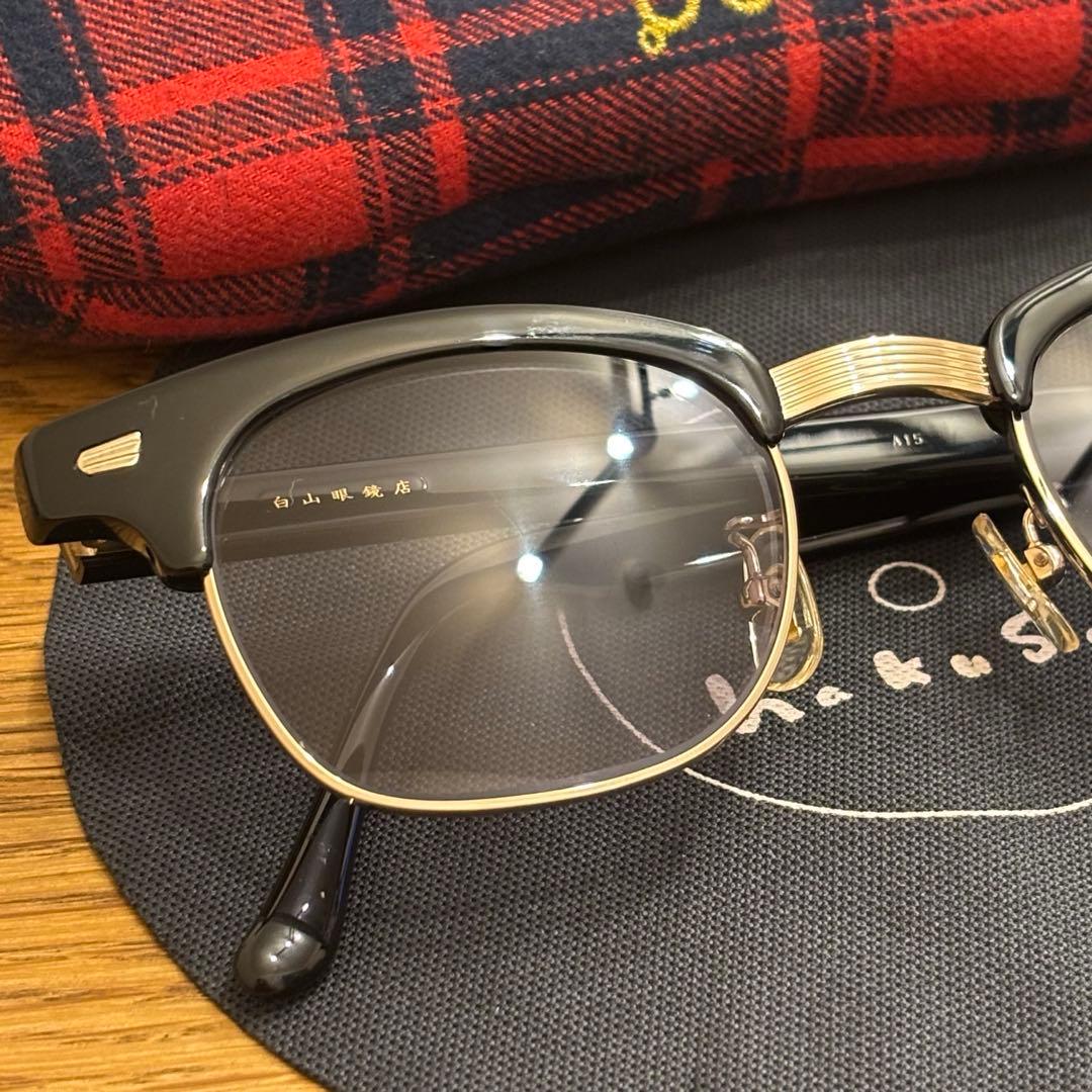 希少！白山眼鏡店/LINDY BROW/サーモント