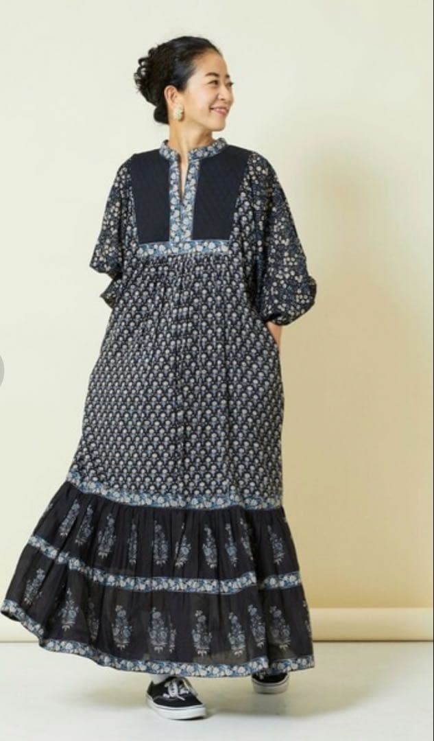 Freada/フリーダ キルトステッチ ハンドスクリーン ワンピース - メルカリ