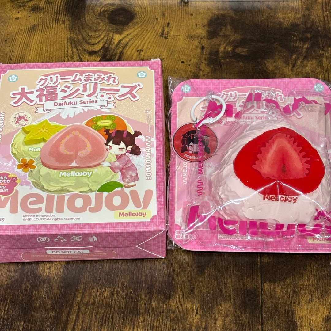 Mellojoy メロジョイ 大福 スクイーズ いちご 廃盤