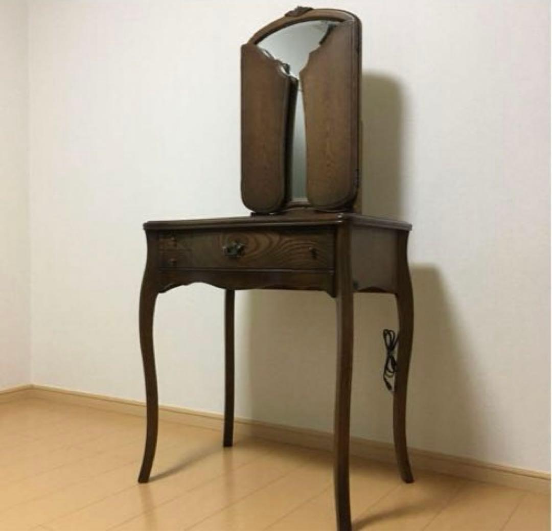 3面鏡のドレッサー 松永工房 IDC大塚家具 ミレーヌ ドレッサー - メルカリ