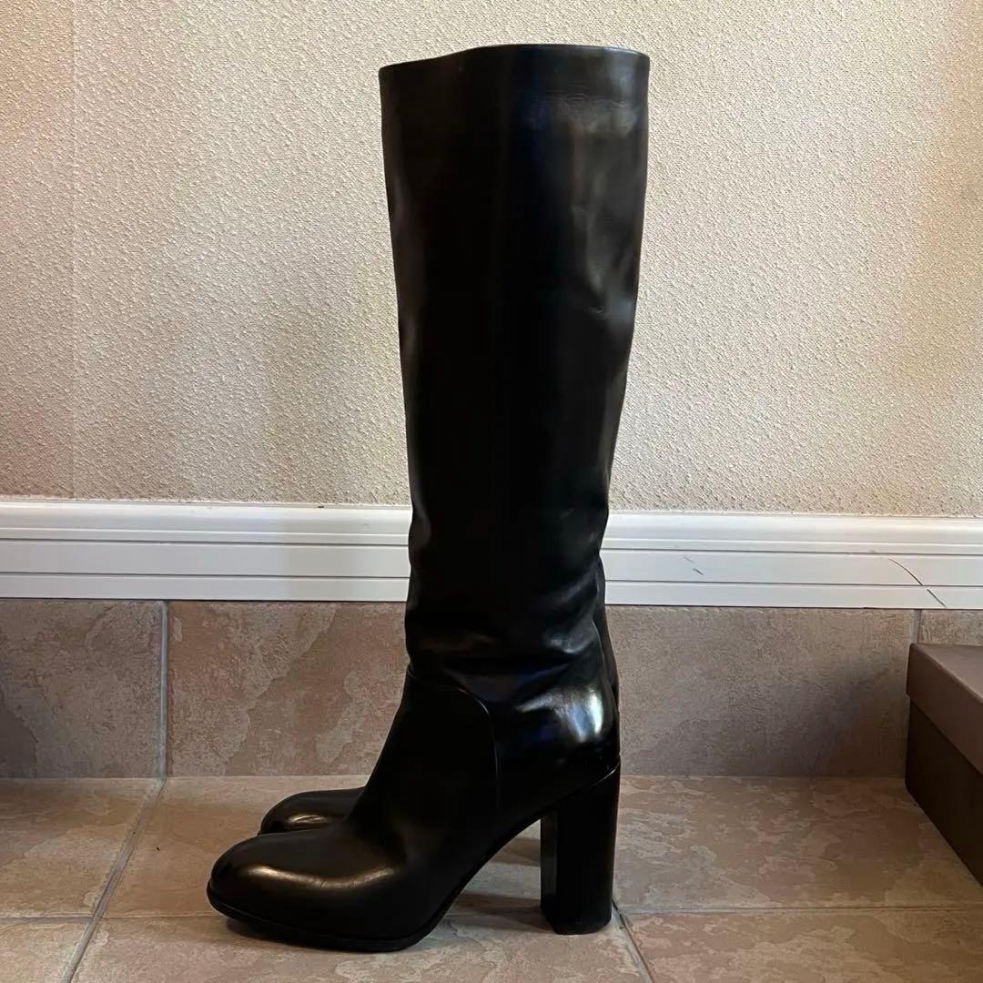 定価15万　SARTORE　ロングブーツ　レザー　黒 SARTORE（サルトル） ブーツ | レザーロングブーツ WOMEN レディース