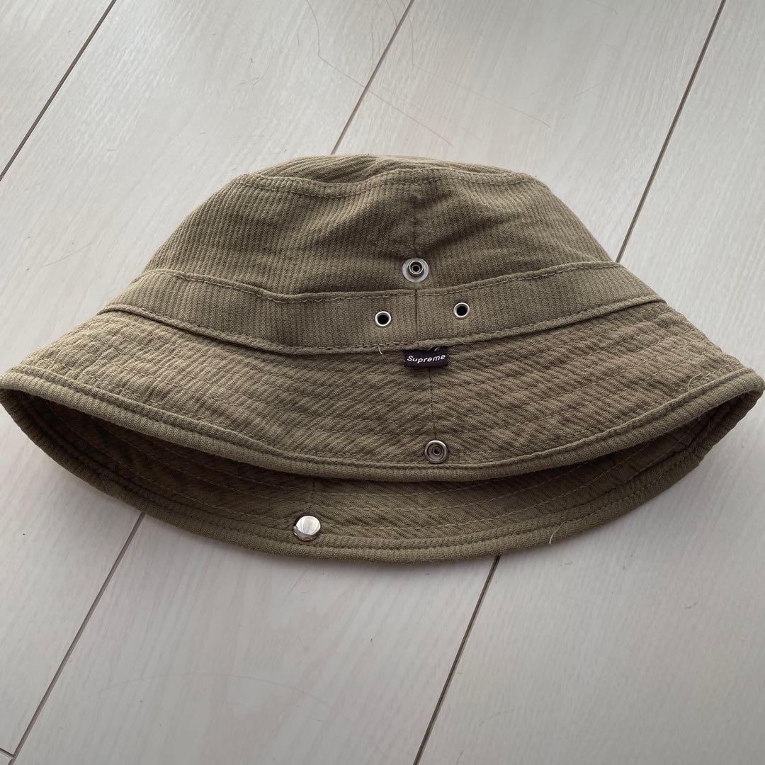 j*様 【激レア】90s USA製 Supreme バケットハット カーキ - メルカリ