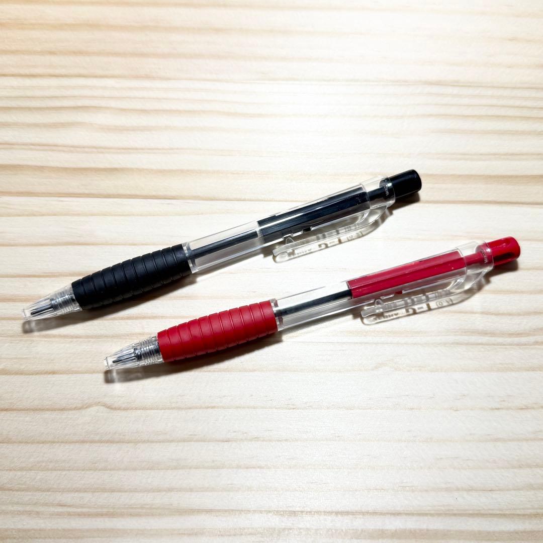 ゼブラ ZEBRA D-1K ボールペン 赤黒セット ノック式 廃盤 ペン回し